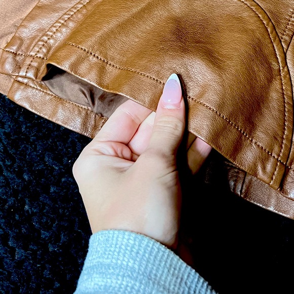 DYNAMITE faux leather jacket xs - Picture 4 of 4